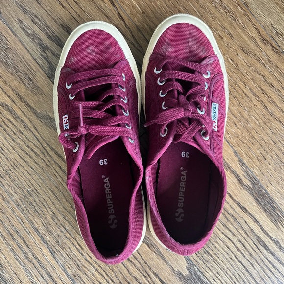 Burgundy Superga shoes - Picture 2 of 6